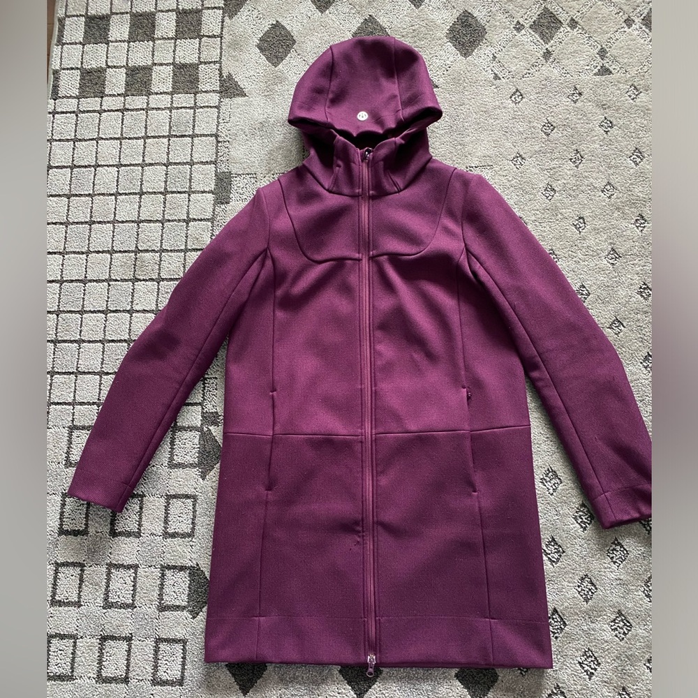 Lululemon City Softshell *Tweed Plum Jacket size M or Lg - Picture 1 of 9